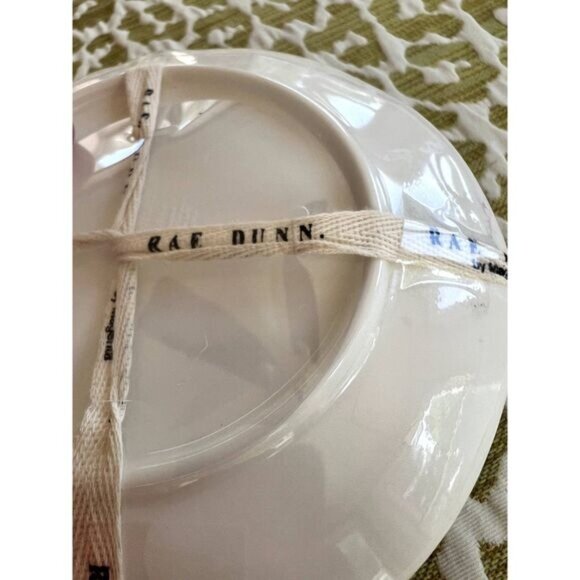 New HTF RARE Original Package Rae Dunn "BOO" Set 4 HALLOWEEN Plates 6" Melamine - Picture 3 of 8